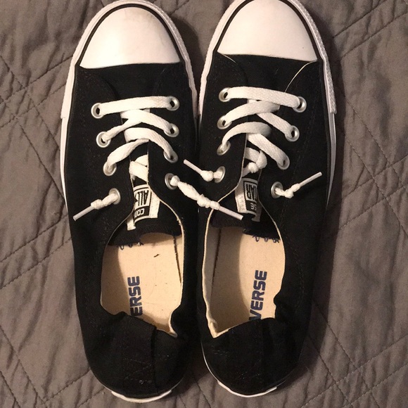 Shoes - Black all star converse